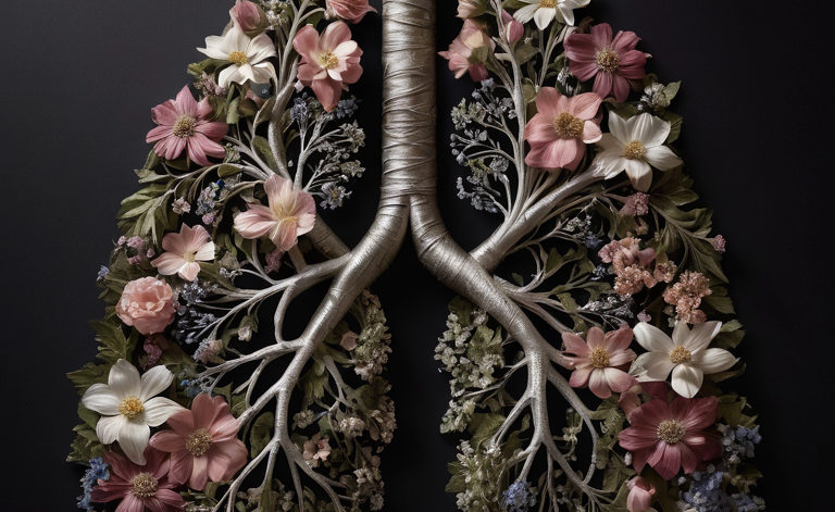 AI generated flower lung 